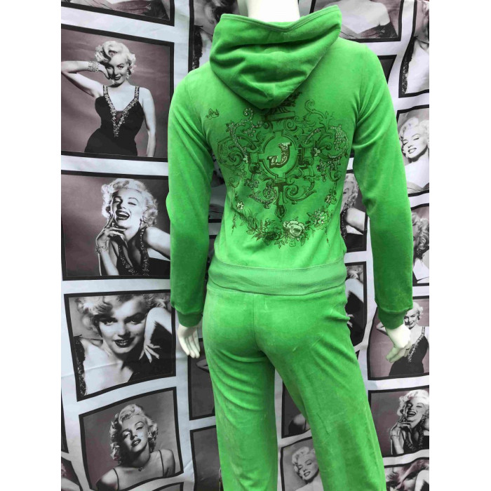 Зеленый велюровый костюм Juicy