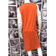 Оранжевое Платье MO