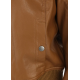 Кожаная куртка Adidas коричневая